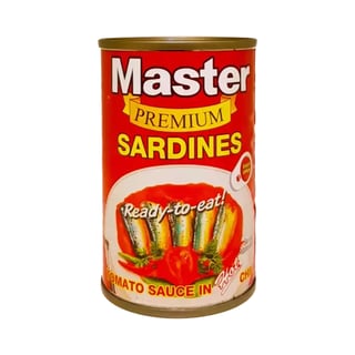 Master - Premium Sardines in Tomato Sauce Chili 155g