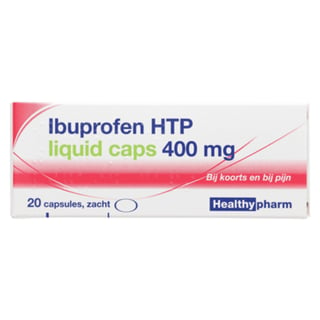 HTP Huismerk Ibuprofen 400mg Liq Caps