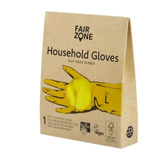Huishoudhandschoenen L, FSC Latex, Fair Trade