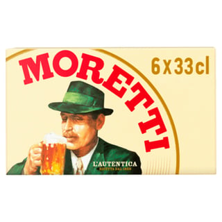 Birra Moretti Pils Blik 6x33cl