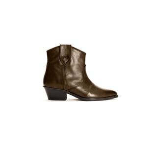 Anonymous Copenhagen Joan 35 Vegetable Tanned Ankle Boot - Olive Green