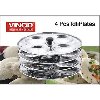 Vinod 4 Pcs Idli Plates