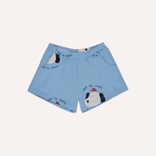 The Campamento Dogs Allover Baby Shorts