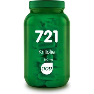 AOV 721 Krillolie (500 Mg) - 60 Capsules - Vetzuren - Voedingssupplementen