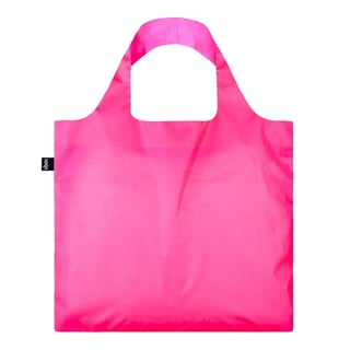 LOQI Opvouwbaar Tasje Gerecycled Neon Roze