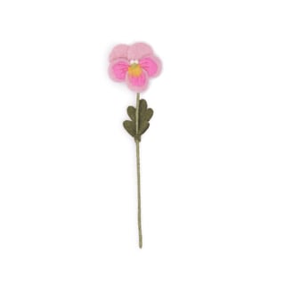Viooltje van vilt - Roze