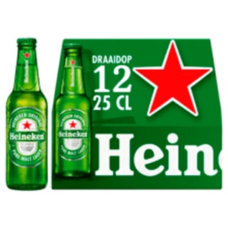 Heineken Premium Pilsener Bier Fles 12x25cl
