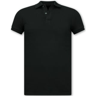 Polo Shirt Heren - Heren Poloshirts Korte Mouw - Polo Heren Slim Fit - A150 - Zwart