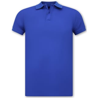 Heren Polo - Polo Heren Korte Mouw - Polo Shirt Heren - Slim Fit - A150 - Cobalt Blauw