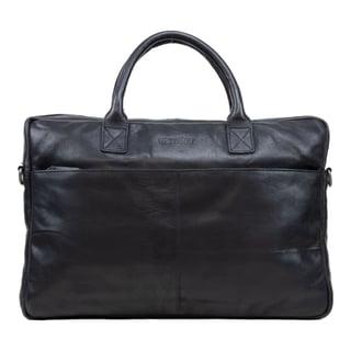 DSTRCT Business Leather Bag State Street single zipper