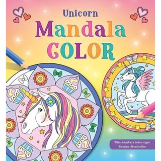 Kleurboek Unicorn Mandala Color