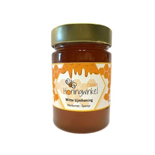 Premium Vloeibare witte tijmhoning Spanje  450g Honingwinkel - 450g