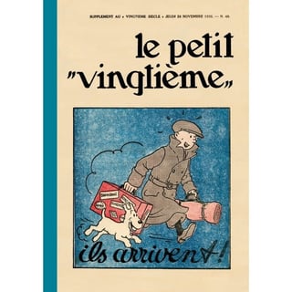 Kuifje Notitieboekje Groot - Le Petit Vingtième - De Thuiskomst