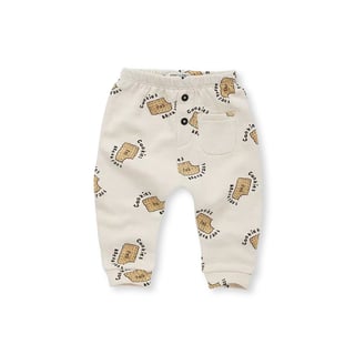 Sproet & Sprout Baby Sweatpants Cookies Print Ivory Melee