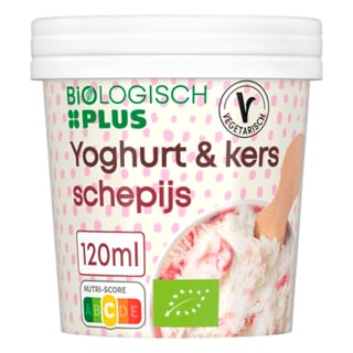 Biologisch PLUS Yoghurt & Kers