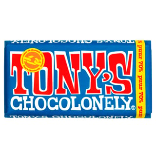 Tony's Chocolonely Chocoladereep Puur Fairtrade
