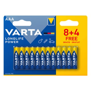 Varta Longlife Power AAA Blister (8+4)