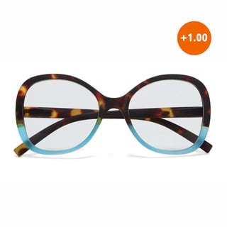Leesbril VERONA Butterfly Havana Blue OK049HB