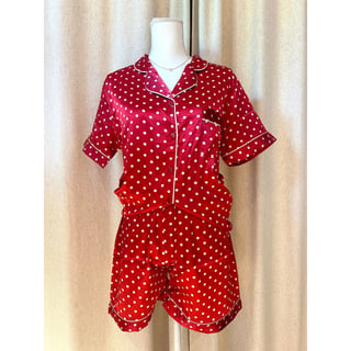 Stella dotted Nightwear Setje - Rood