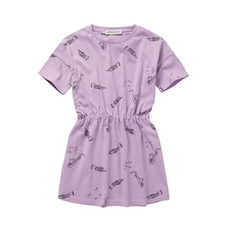 Sproet & Sprout Tshirt Dress Musica Print Lilac Lilac Breeze