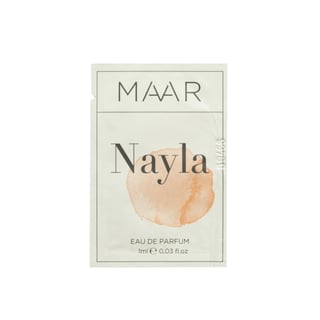 MAAR fragrance sample - Nayla