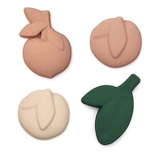 Liewood Gill Sand Moulds 4-Pack Peach Seashell