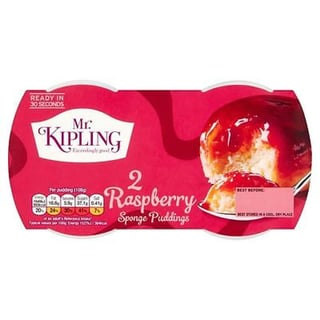 Mr. Kipling 2 Raspberry Sponge Puddings