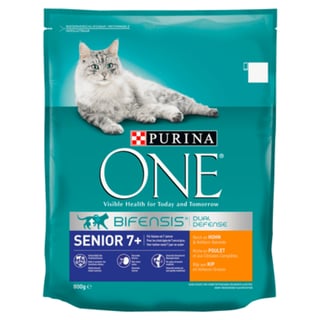 Purina One Senior 7+ Kattenvoer Rijk Aan Kip