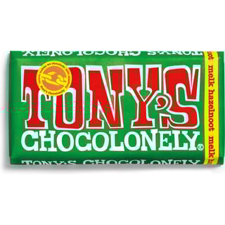 Tony's Chocolonely - Diverse Smaken - Tony Chocolonely: Hazelnoot Melk 32%