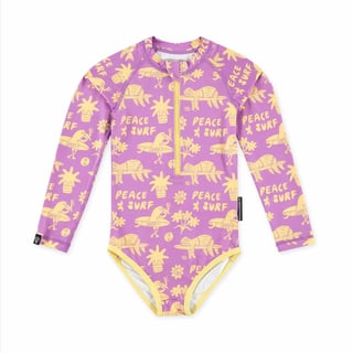 Beach & Bandits UV-Suits Purple Yaguáh X Lazy Surfer