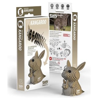 Kartonnen 3D Puzzel Kangoeroe