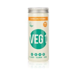 The Vegan Society VEG 1 Multivitamin ORANGE Kauwtabletten 180 Stuks *THT JANUARI 2027*