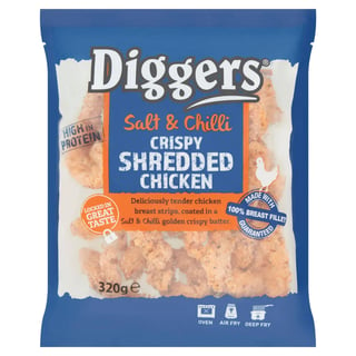 Digger Salt Chilli Shredded Chicken 320Grm