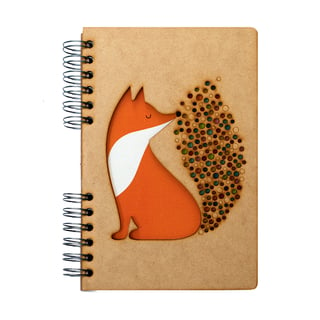 Sustainable journal - Recycled paper - Andy Westface - Fox - Little Fire