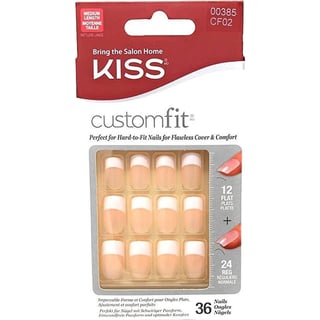 Kiss Kunstnagels CustomFit 36 Stuks+Lijm