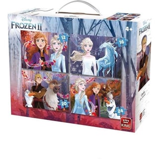 Puzzel 4 in 1 Frozen 2