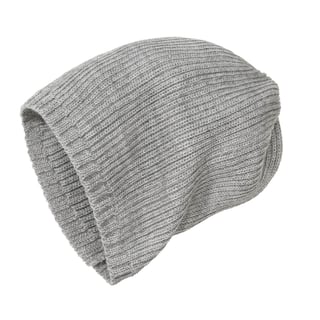 Disana Organic Knitted Hat Rib Look Grey