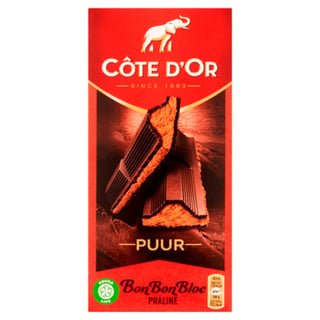 Côte d'Or BonBonBloc Chocoladereep Praliné Puur