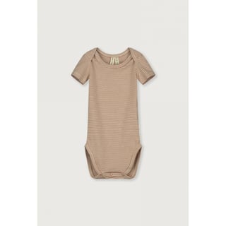 Gray Label Baby Shortsleeve Onesie Biscuit - Cream