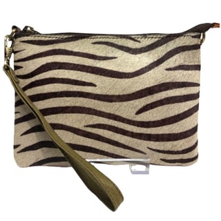 Soruka Leren Tasje - Clutch Print - Print: Zebra