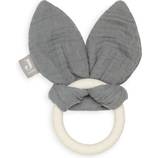 Jollein Siliconen Bijtring Bunny Ears Storm Grey