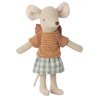 Maileg Tricycle Mouse, Big Sister Mouse - Old Rose