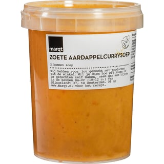 Zoete Aardappelcurrysoep