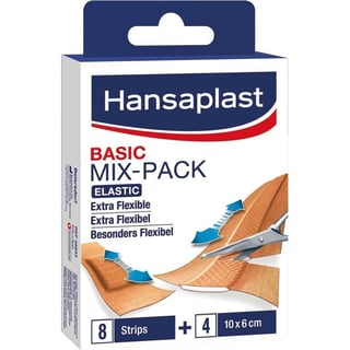 Hansaplast Basic Mix Pack Elas8+4st