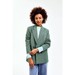 CKS Blazer Selvi Tweed Groen