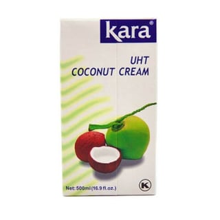 Uht Natural Coconut Cream Kara 500 Ml