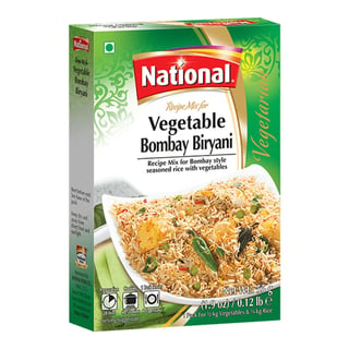 National Vegetable Bombay Biryani 55Gr