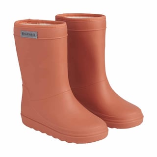 Enfant Thermo Boots Solid Orange Rust