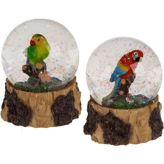 Papegaai Glitter Globe