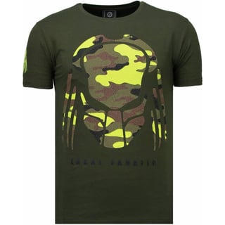 Predator - Rhinestone T-Shirt - Groen